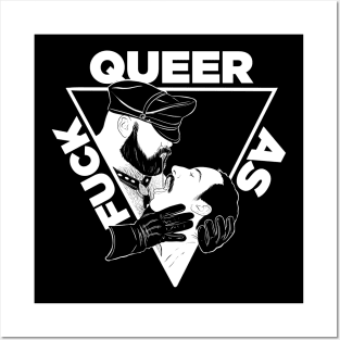 Queer AF - dark Tee Posters and Art